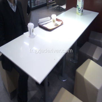 Table de salle à manger en marbre artificiel